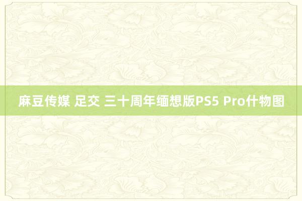 麻豆传媒 足交 三十周年缅想版PS5 Pro什物图