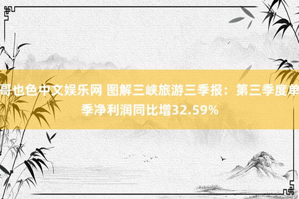 哥也色中文娱乐网 图解三峡旅游三季报：第三季度单季净利润同比增32.59%