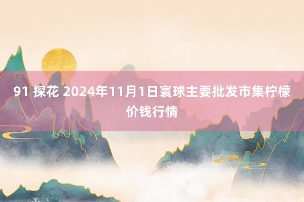 91 探花 2024年11月1日寰球主要批发市集柠檬价钱行情