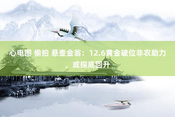 心电图 偷拍 悬壶金翁：12.6黄金破位非农助力，或探底回升